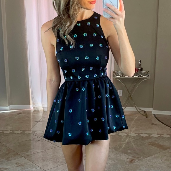 KEEPSAKE the Label Dresses & Skirts - Keepsake the Label Black Sequin Fit Flare Dress